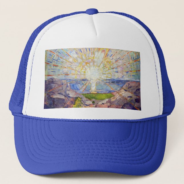 Edvard Munch - The Sun 1911 Trucker Hat (Front)