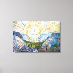Edvard Munch - The Sun 1912 Canvas Print