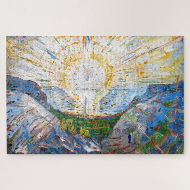 Edvard Munch - The Sun 1912 Jigsaw Puzzle (Horizontal)