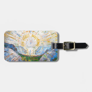 Edvard Munch - The Sun 1912 Luggage Tag