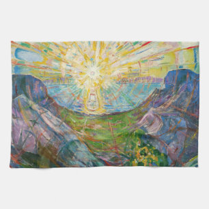 Edvard Munch - The Sun 1916 Kitchen Towel
