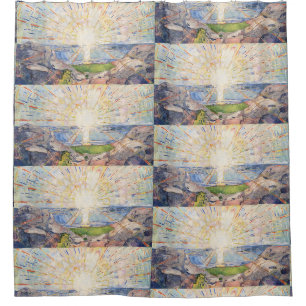 Edvard Munch The Sun Radiant Modern Sunburst Art