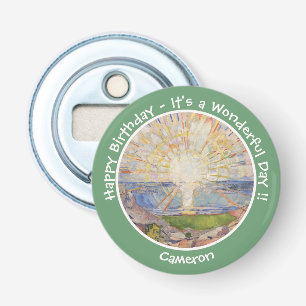 Edvard Munch The Sun (Solen) - Sunrise Party Items Bottle Opener
