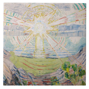 Edvard Munch - The Sun Tile