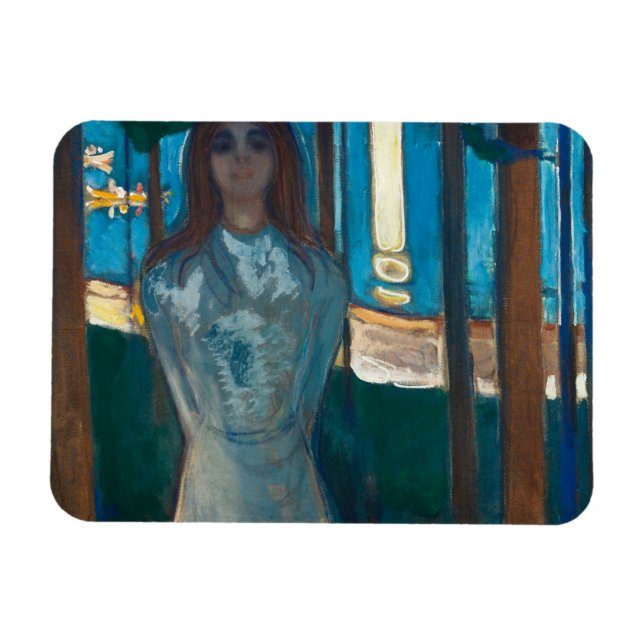 Edvard Munch - The Voice , Summer Night Magnet (Horizontal)