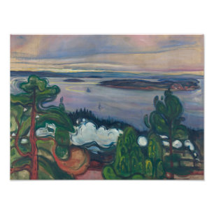 Edvard Munch - Train Smoke Photo Print