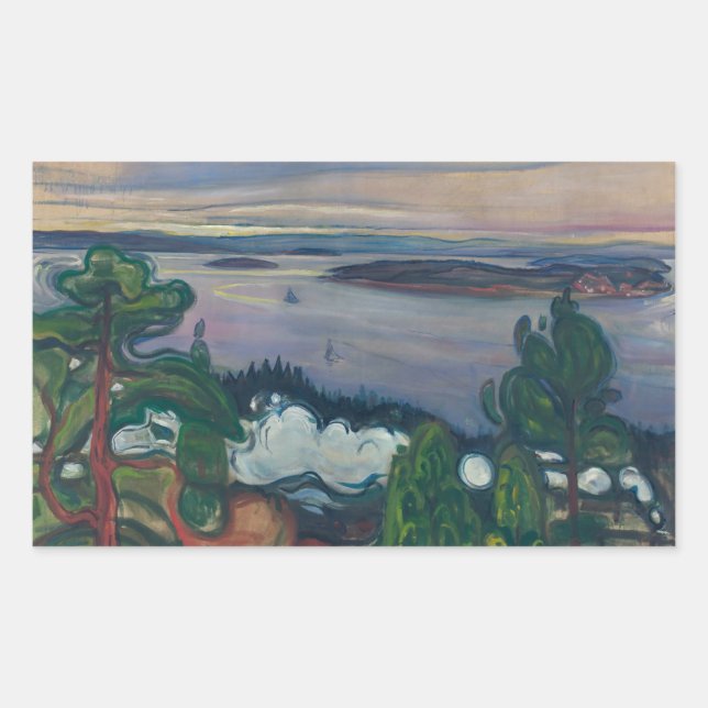 Edvard Munch - Train Smoke Sticker (Front)