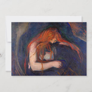Edvard Munch - Vampire / Love and Pain Invitation