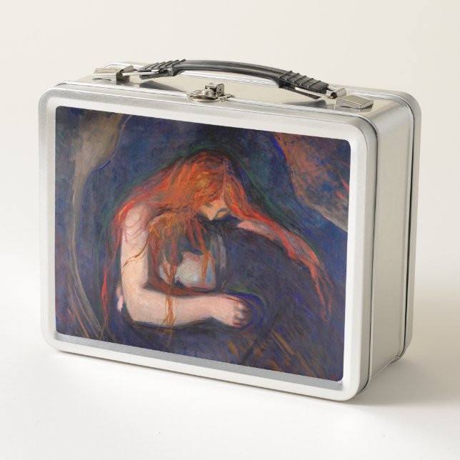Edvard Munch - Vampire / Love and Pain Metal Lunch Box (Front)