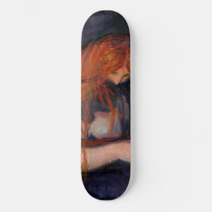 Edvard Munch - Vampire / Love and Pain Skateboard