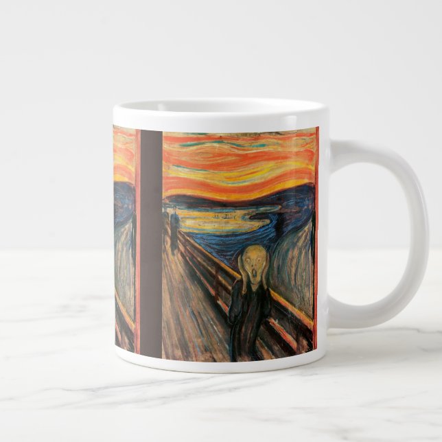 Edvard Munch's The Scream Large Coffee Mug (Right)