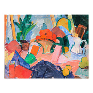 Edvard Weie, Still Life with Oranges in a Basket, Photo Print