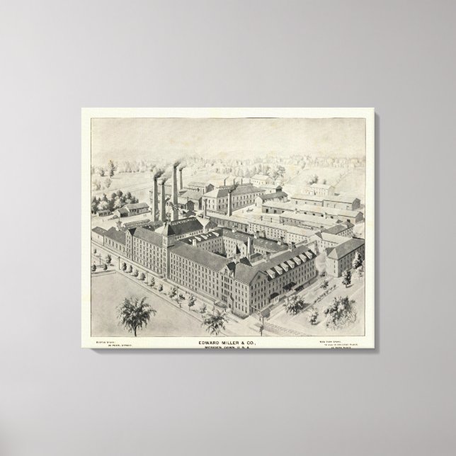 Edw Miller & Co Canvas Print (Front)