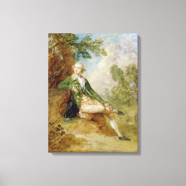 Edward Augustus, Duke of Kent, c.1787 (oil on canv Canvas Print (Front)