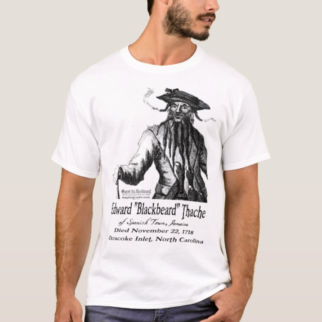 Edward "Blackbeard" Thache Quest Wear T-Shirt (Front)