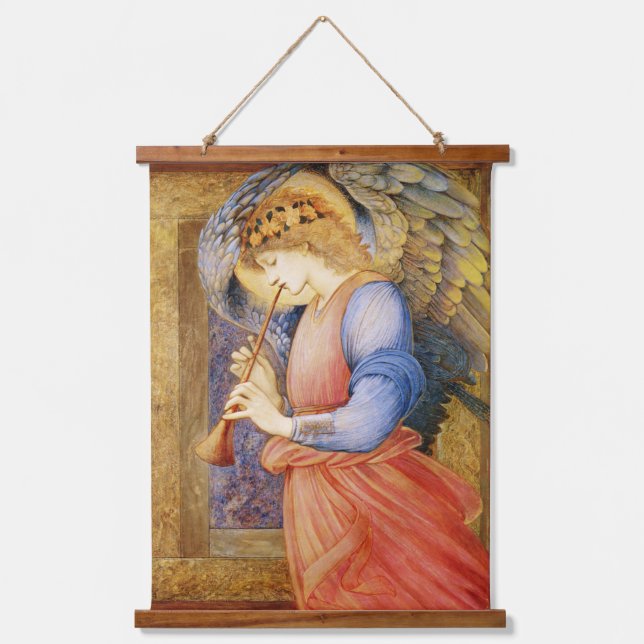 Edward Burne-Jones Angel hanging tapestry (Front)