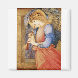 Edward Burne-Jones - Angel Playing Flageolet - 19t Magnet