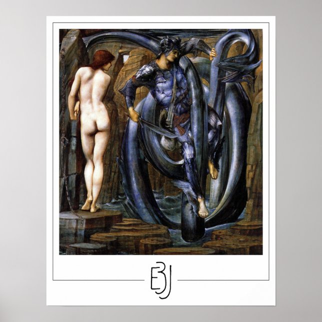 Edward Burne-Jones Zedign Art Poster #261 (Front)