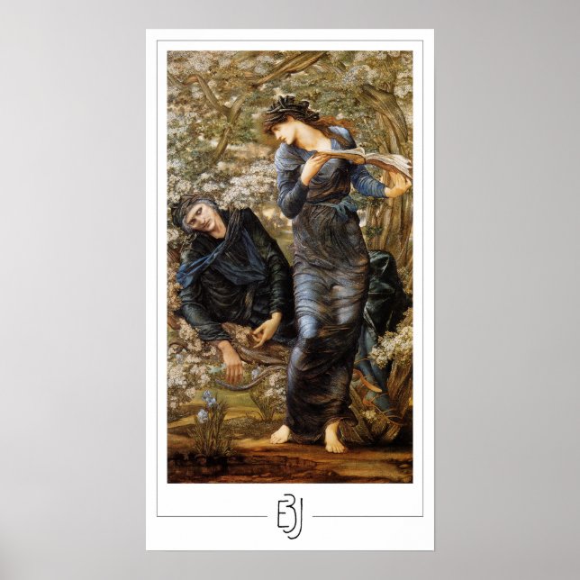 Edward Burne-Jones Zedign Art Poster #79 (Front)