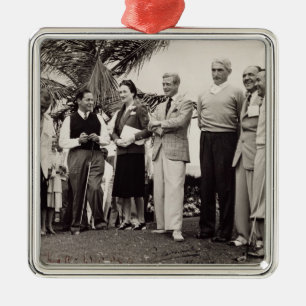 Edward, Duke of Windsor (1894-1972) and Wallis, Du Metal Ornament