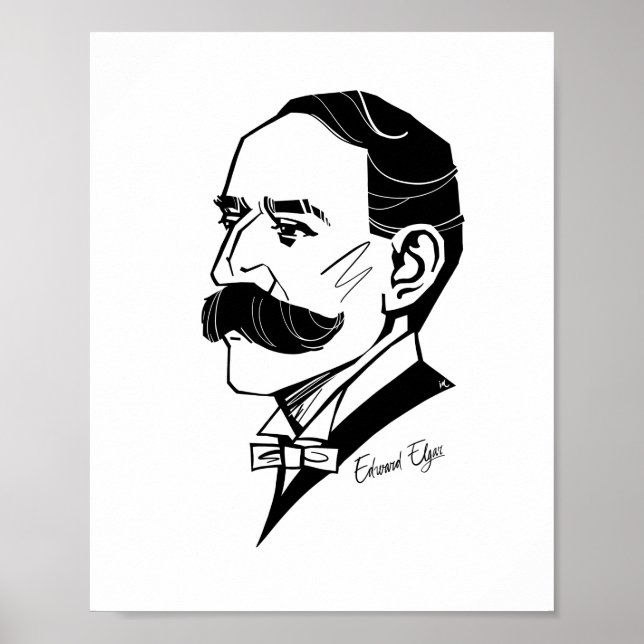 Edward Elgar Poster (Front)