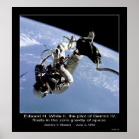 Edward H. White II floats in the Zero Gravity