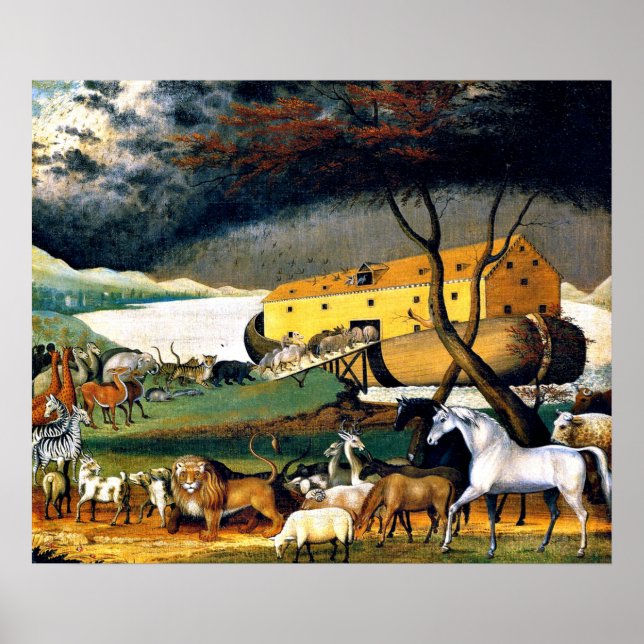 Edward Hicks - Noah's Ark  Poster (Front)