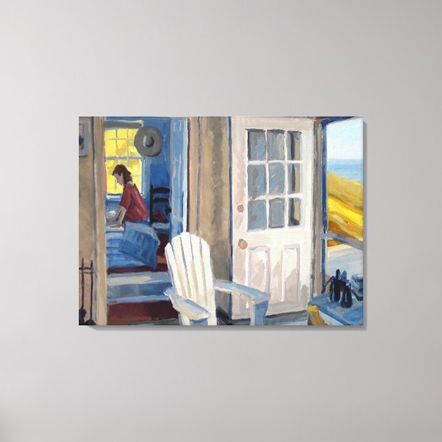 edward hopper art  canvas print (Front)