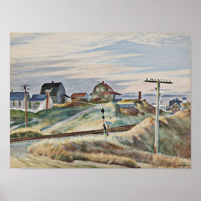 edward hopper art  poster (Front)