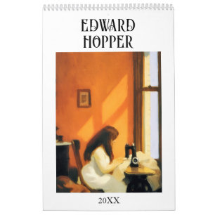 Edward Hopper Artistic Aesthetic Wall Calendar
