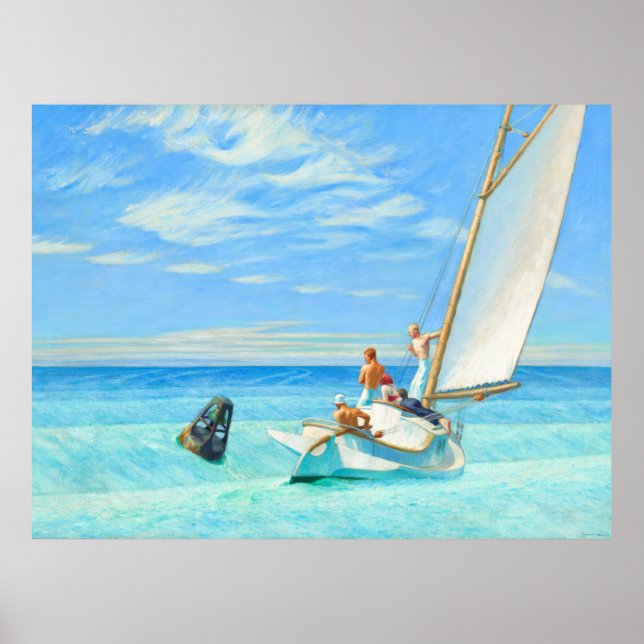 Edward Hopper Ground Swell (1939) Fine Art Poster (Front)