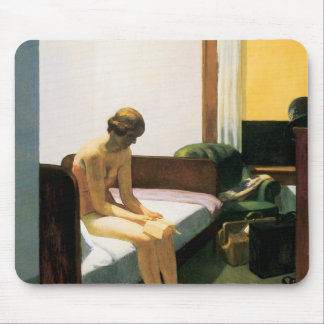 Edward Hopper Hotel Room Mouse Pad