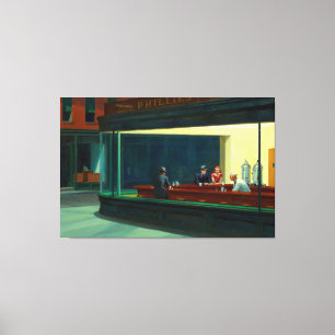 Edward Hopper - Nighthawks Canvas Print