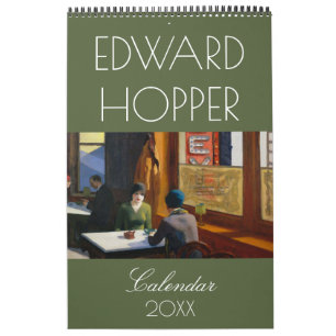 Edward Hopper paintings 2026 wall calendar