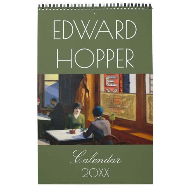 Edward Hopper paintings 2026 wall calendar (Cover)