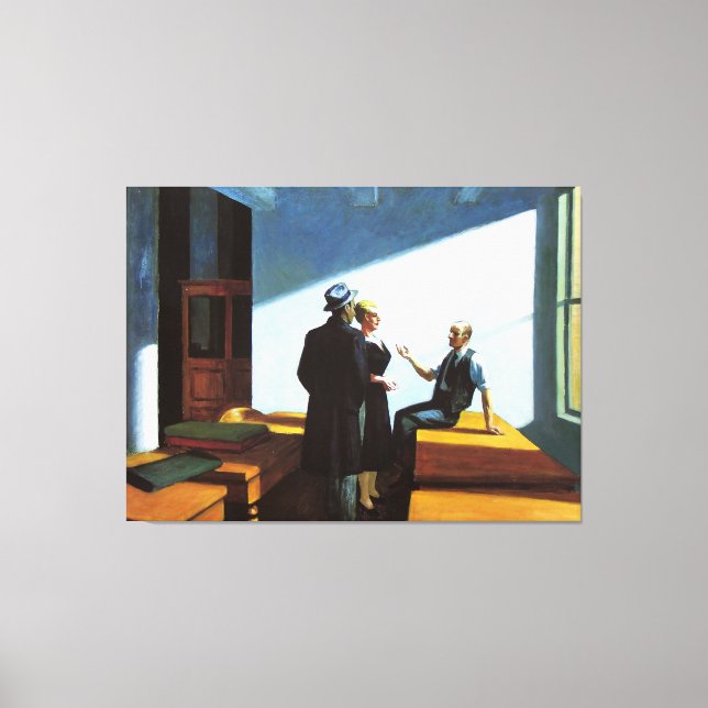 edward hopper paintings art  canvas print (Front)