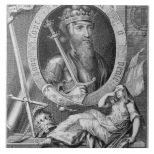 Edward III (1312-77) King of England from 1327, af Tile