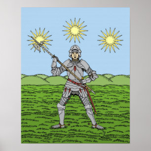Edward IV in Plate Armour Poster