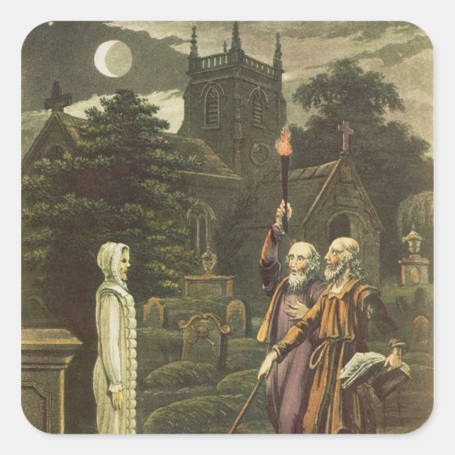 Edward Kelly Square Sticker (Front)