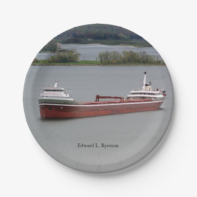 Edward L. Ryerson paper plate (Front)