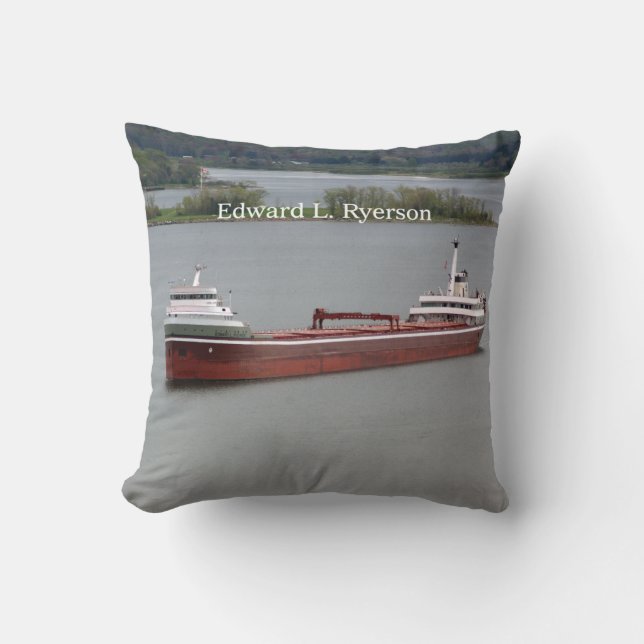 Edward L. Ryerson square pillow (Front)