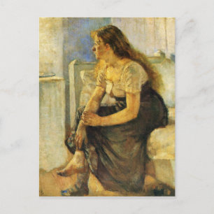 Edward Munch Art Painting Postcard