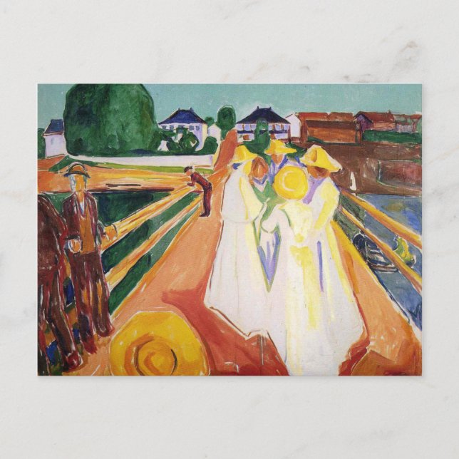 Edward Munch Art Painting Postcard (Front)
