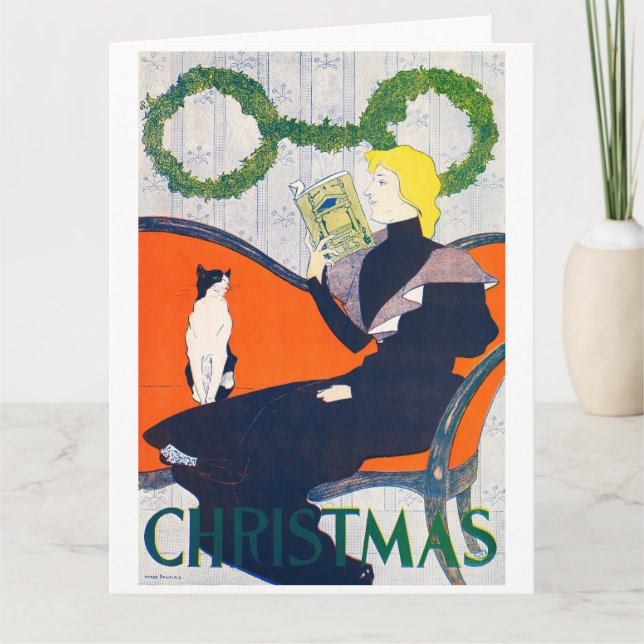 Edward Penfield Folded Greeting Card (Front)