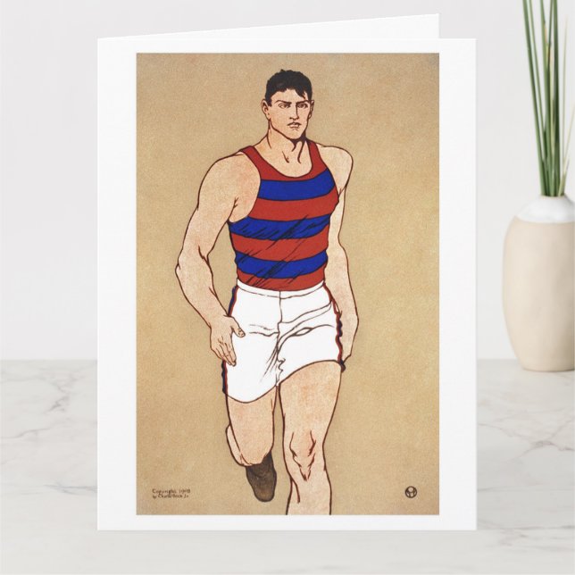 Edward Penfield Folded Greeting Card (Front)