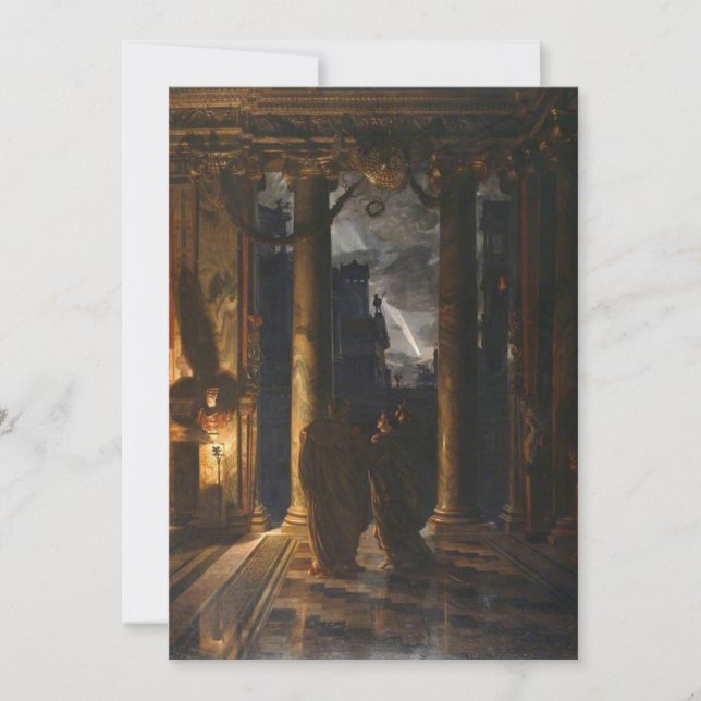 Edward Poynter - The Ides of March Invitation (Front)