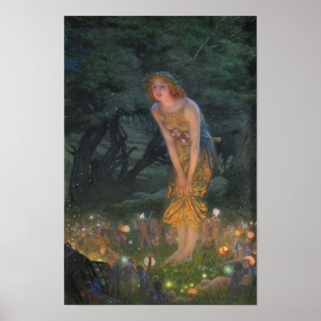 Edward Robert Hughes Midsummer Eve 1908 (update) Poster (Front)