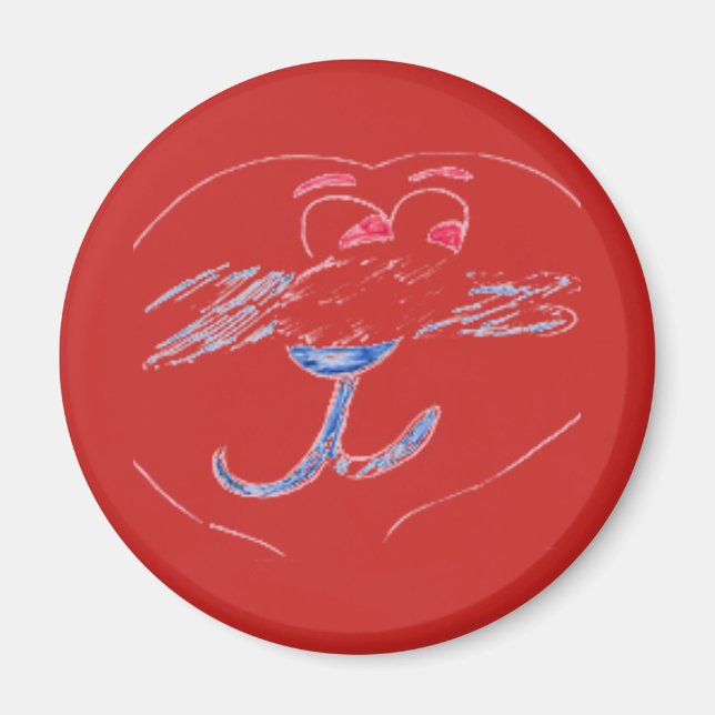 Edward Round Magnet (Devant)