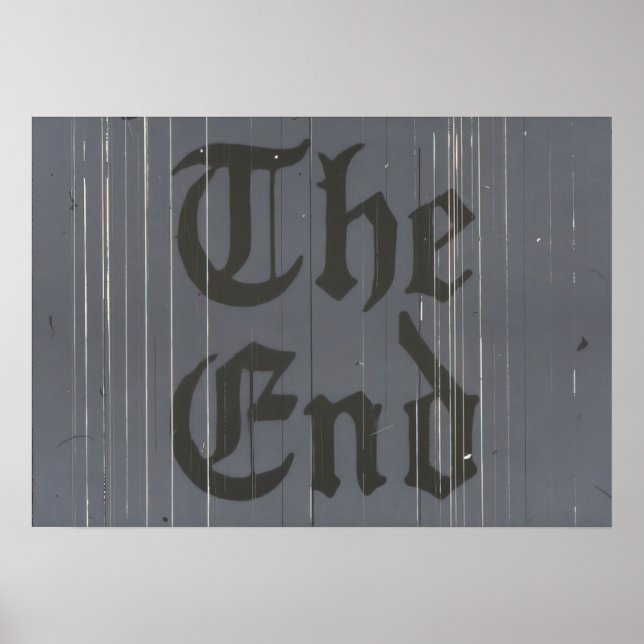 Edward Ruscha - The Final End - 1991 Poster (Front)