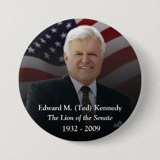 Edward (Ted) Kennedy Memorabilia 3 Inch Round Button